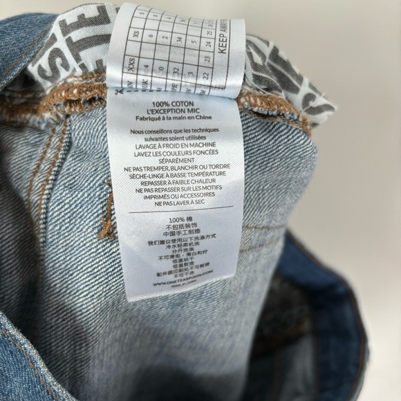 One x One Teaspoon Distressed Jean Sorts Size 25 - Picture 10 of 10